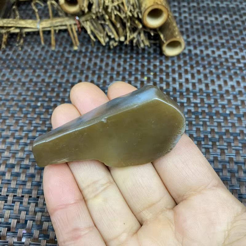 Natural Hetian Jade Rough Nephrite Raw