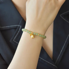 Natural Jade Bracelet Nephrite Silver Bracelet TUBT360