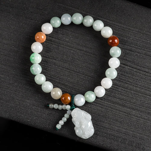 Natural Jade Bracelet Pixiu Jadeite Bracelet