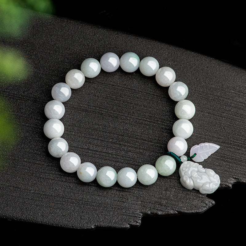 Natural Jade Bracelet Pixiu Jadeite Bracelet