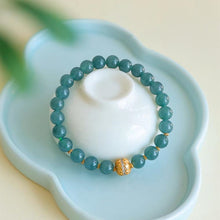 Natural Jade Bracelet Silver Jadeite Bracelet