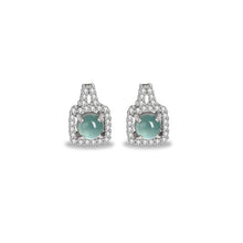Natural Jade Earrings Jadeite Silver Earrings