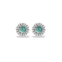 Natural Jade Earrings Jadeite Silver Earrings