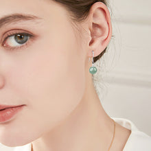 Natural Jade Earrings Silver Jadeite Earrings