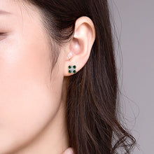 Natural Jade Earrings Silver Jadeite Earrings