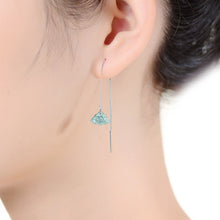 Natural Jade Earrings Silver Jadeite Earrings