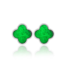 Natural Jade Earrings Silver Jadeite Earrings
