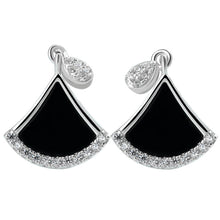 Natural Jade Earrings Silver Jadeite Earrings
