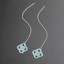 Natural Jade Earrings Silver Jadeite Earrings