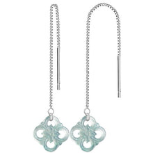 Natural Jade Earrings Silver Jadeite Earrings