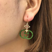 Natural Jade Earrings Nephrite Earrings