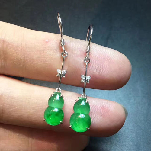 Natural Jade Earrings Jadeite Earrings