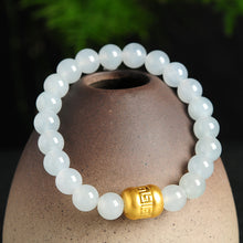 Natural jade bracelet jadeite gold bracelet