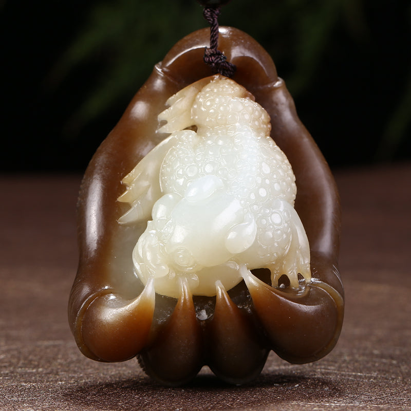 Natural jade carving nephrite collectibles Chinese Kunlun jade
