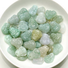 Natural jade jadeite Buddhism beads mixed colors wholesale