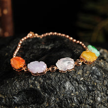 Natural jade bracelet jadeite gold Pixiu bracelet