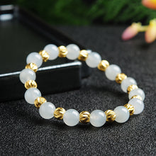Natural jade bracelet jadeite gold bracelet