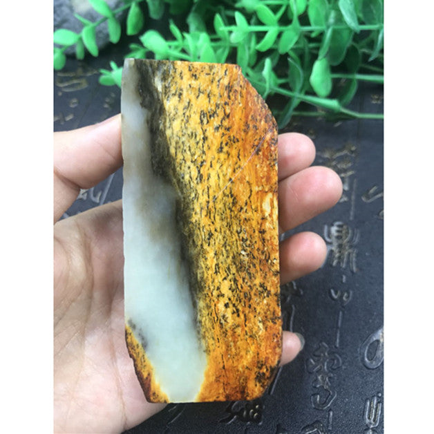 Natural jade rough Chinese Hetian nephrite jade raw