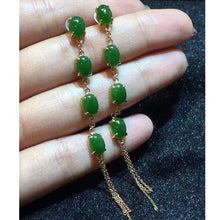 Natural Jade Earrings Nephrite Earrings