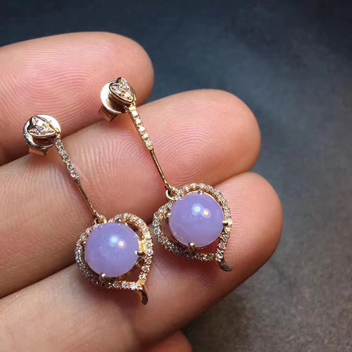 Natural Jade Earrings Jadeite Earrings