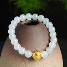 Natural jade bracelet jadeite gold bracelet