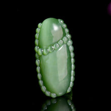 Natural jade carving nephrite collectibles Russia Siberian jade