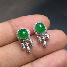 Natural Jade Earrings Jadeite Earrings