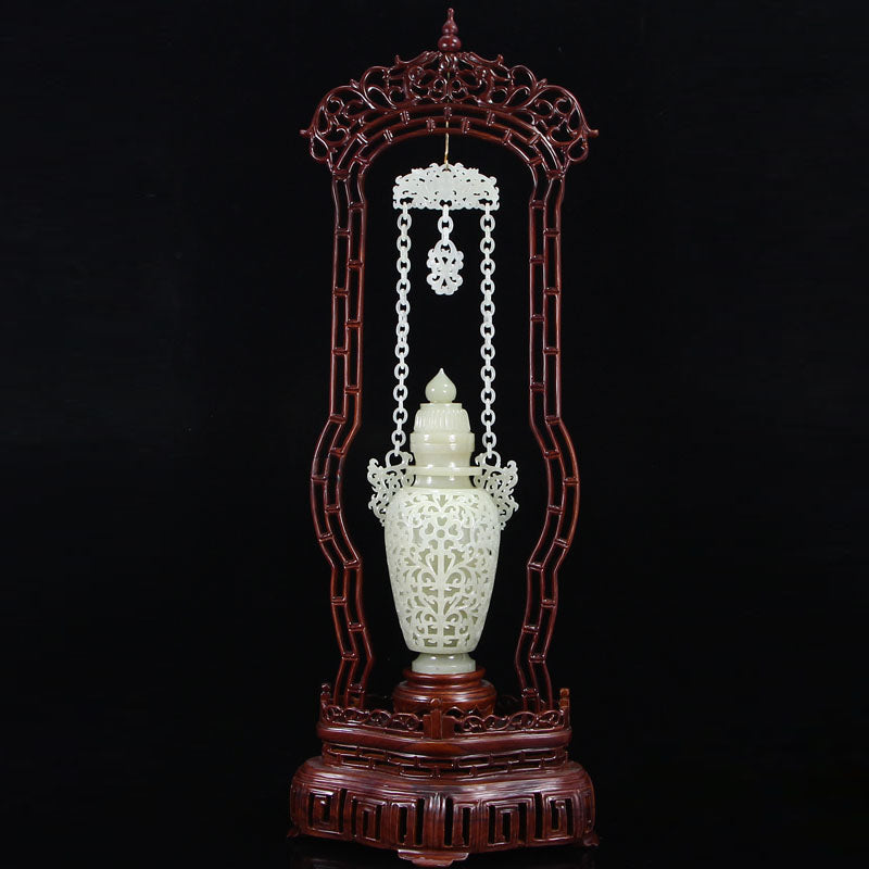 Natural jade carving Chinese Hetian nephrite collectibles