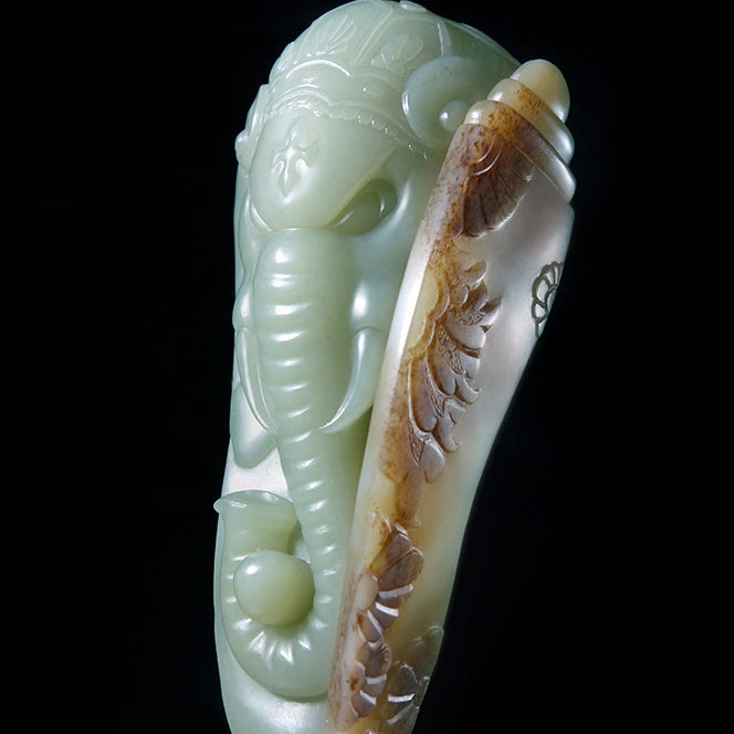 Natural jade carving nephrite collectibles Chinese Kunlun jade