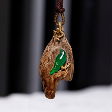 Natural Jade Pendant Jadeite Gold Pendant