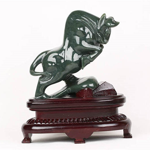 Natural jade carving Chinese Kunlun nephrite jade collectibles