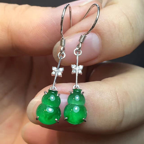Natural Jade Earrings Jadeite Earrings