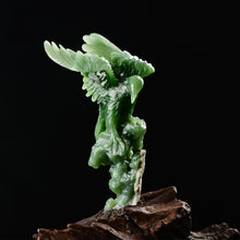 Natural jade carving nephrite collectibles Russia Siberian jade