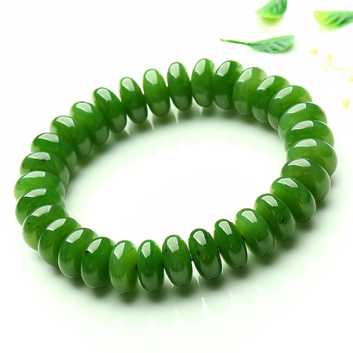 Natural jade green nephrite bracelet wholesale