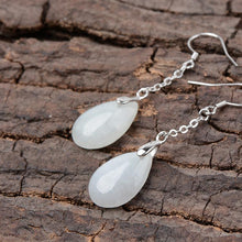 Jade Nephrite Silver Jade Earrings