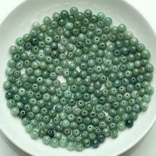 Natural jade jadeite beads grey green colors wholesale