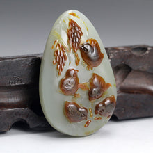 Natural jade carving Chinese Hetian nephrite collectibles