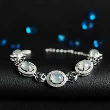 Natural Jade Bracelet Jadeite Silver Bracelet