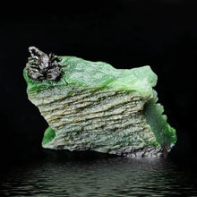 Natural jade carving nephrite collectibles Russia Siberian jade