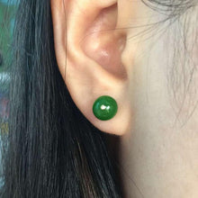 Natural Jade Earrings Nephrite Earrings