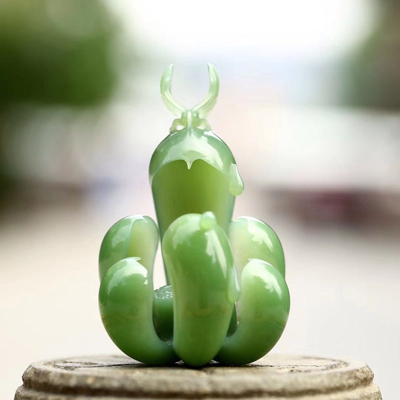 Natural jade carving Chinese Kunlun nephrite jade collectibles