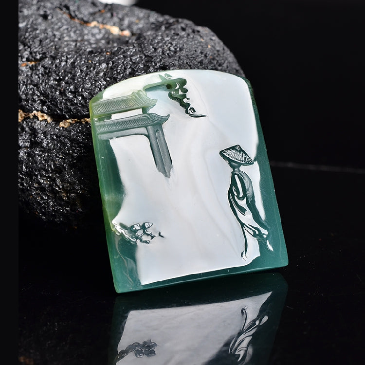 Natural jade jadeite carving collectibles homecoming