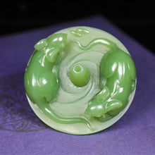 Natural jade carving nephrite collectibles Russia Siberian jade