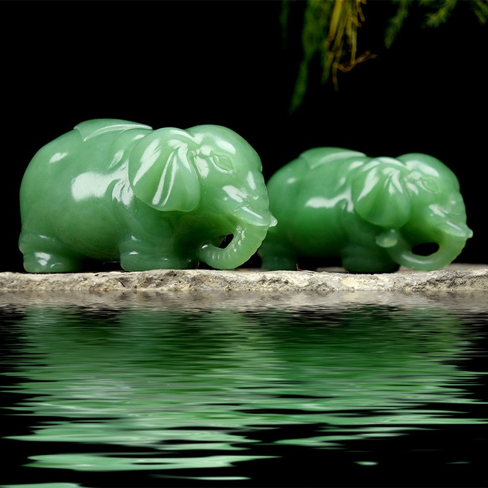 Natural jade carving Siberian nephrite jade collectibles