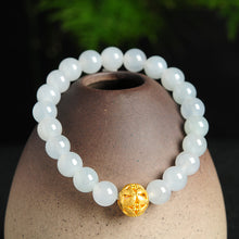 Natural jade bracelet jadeite gold bracelet