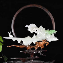 Natural jade carving Chinese Kunlun nephrite jade collectibles