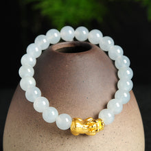 Natural jade bracelet jadeite gold bracelet
