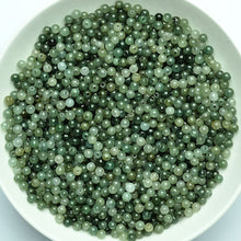 Natural jade jadeite beads dark green grey wholesale