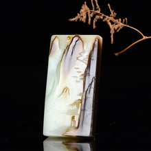 Natural jade carving nephrite collectibles Chinese Kunlun jade