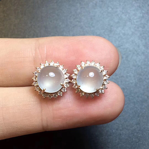 Natural Jade Earrings Jadeite Earrings